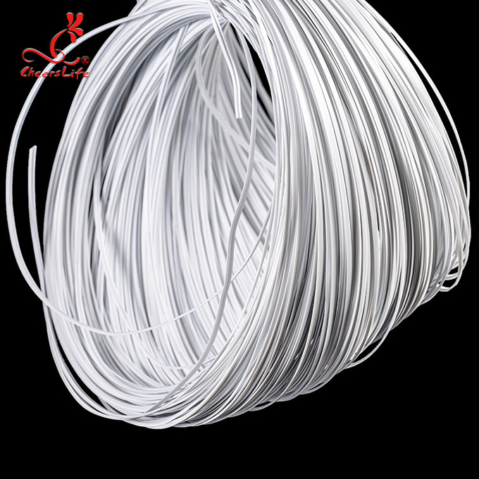3mm شريط أنف مرنة Earloop سلك PE + يغلفن سلك Singal متين
