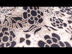 البوليستر التطريز Guipure الكيميائية الدانتيل تقليم النسيج