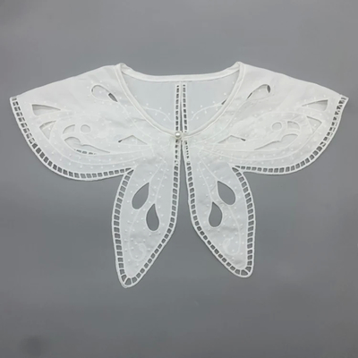 Customizable Eco Friendly Cotton Embroidered Lace Fabric For Unique Designs