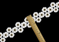 Glitter Inlay Crystal Diamond Nickle Eyelet Lace Trim Embroidered Customized